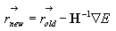R_new = R - H^(-1)*F