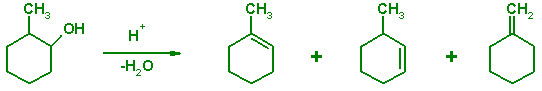 2-Methylcyclohexanol dehydration